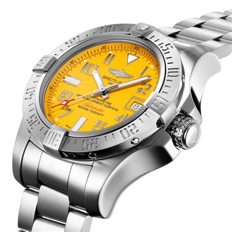 breitling avenger seawolf yellow